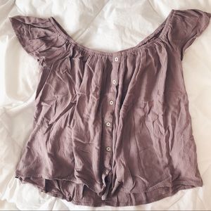 Forever 21 mauve blouse